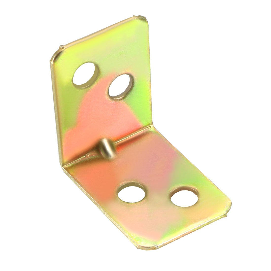 Angle iron corner reinforcement fixing bracket 24x24x18mm round end 16pc