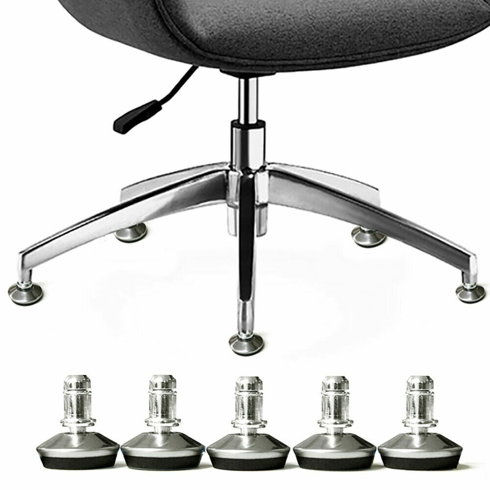 Anti-Slip Dia 7/16" Office Chair Glides Bell Chair Wheels Swivel Caster Wheels