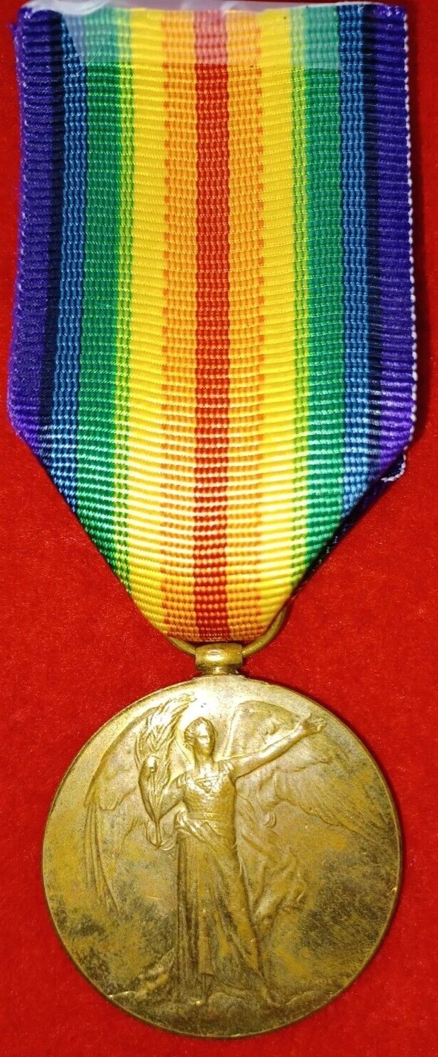 WW1 Victory Medal to Waring, Cheshire Regiment