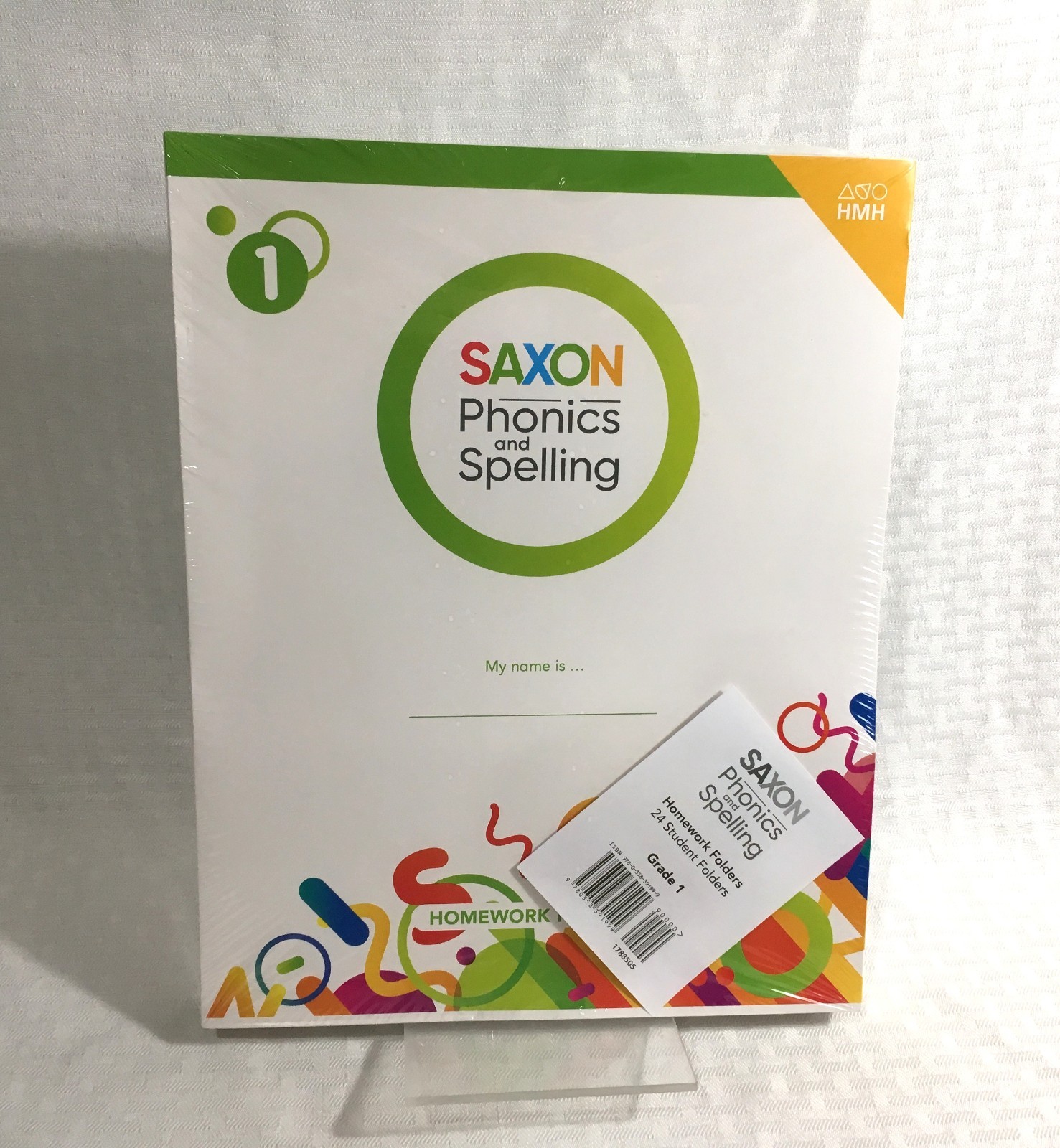 HMH SAXON PHONICS & SPELLING FIRST GRADE HOMEWORK FOLDERS / PKG OF 24 / NEW