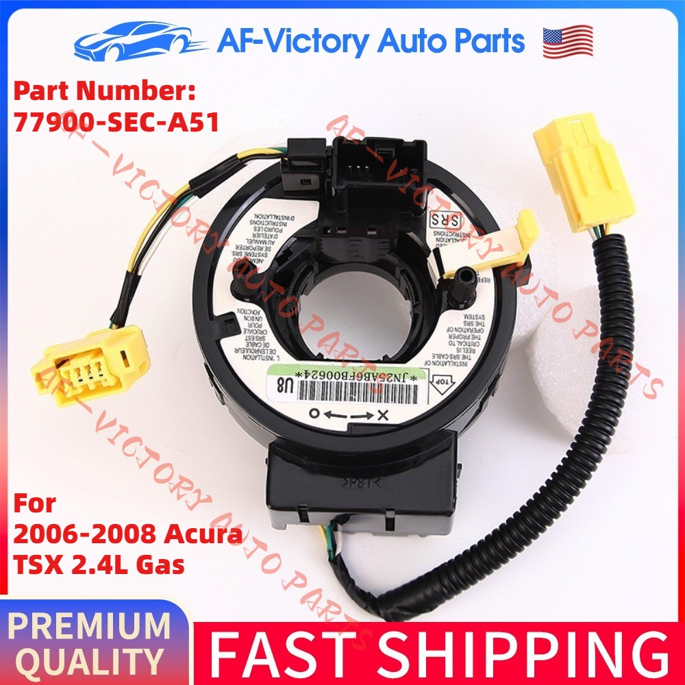 New Sprial Cable Clock Spring 77900-SEC-A51 For 2006-2008 Acura TSX 2.4L Gas