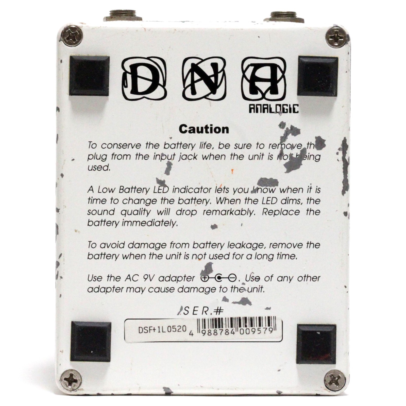 DNA ANALOGIC Smokey Fuzz Effect Pedal - Footswitch Inside Slightly Misaligned?