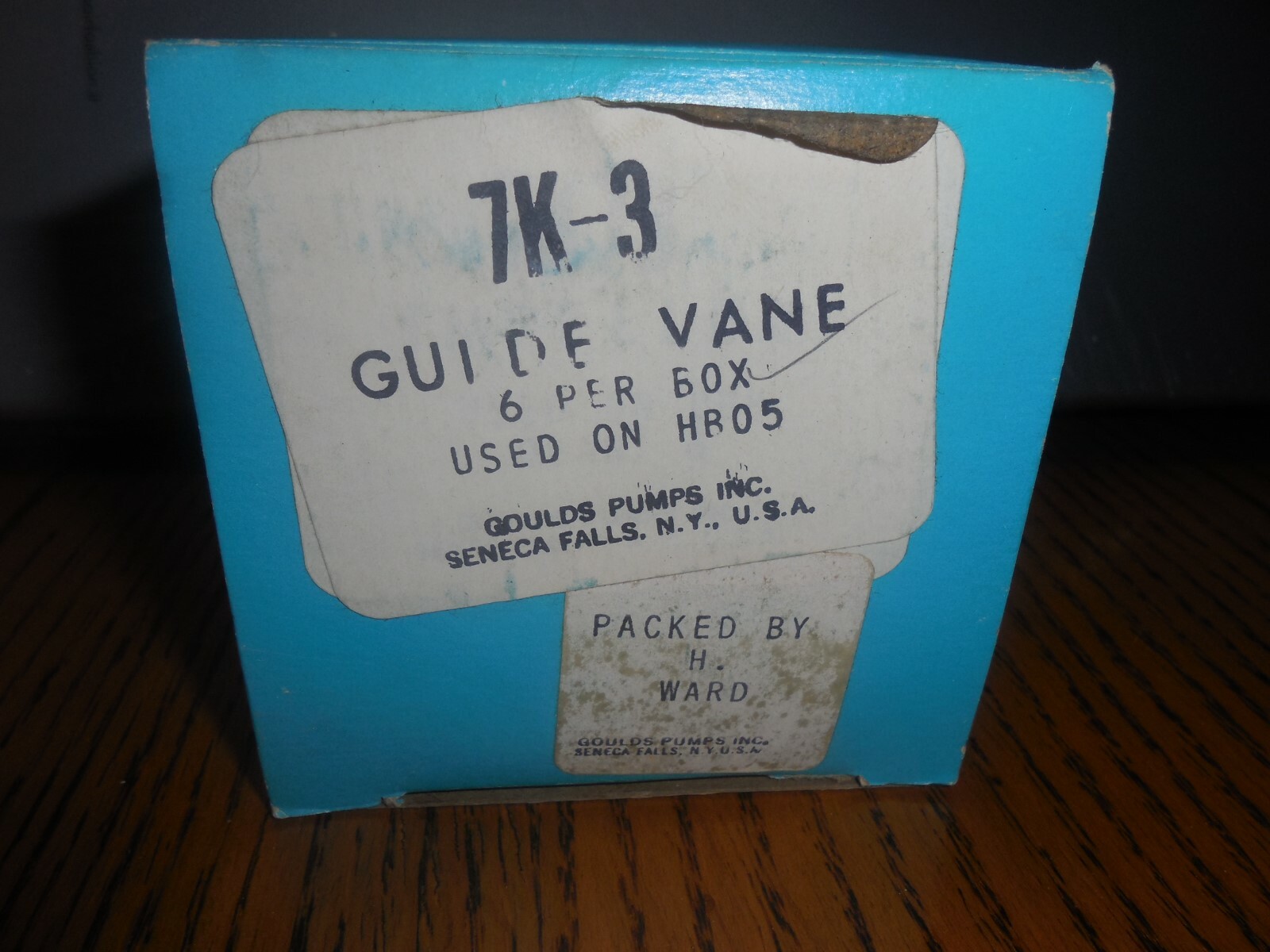 NEW GOULDS PUMPS 7K-3 GUIDE VANE - 6 PER BOX