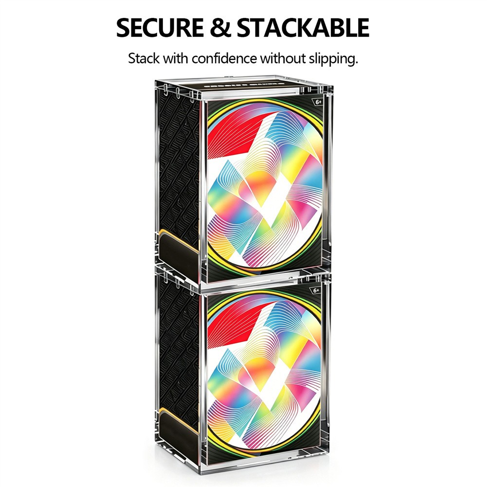 6PACK Acrylic Case With Magnetic Closure for Booster Bundle 2026 New Version
