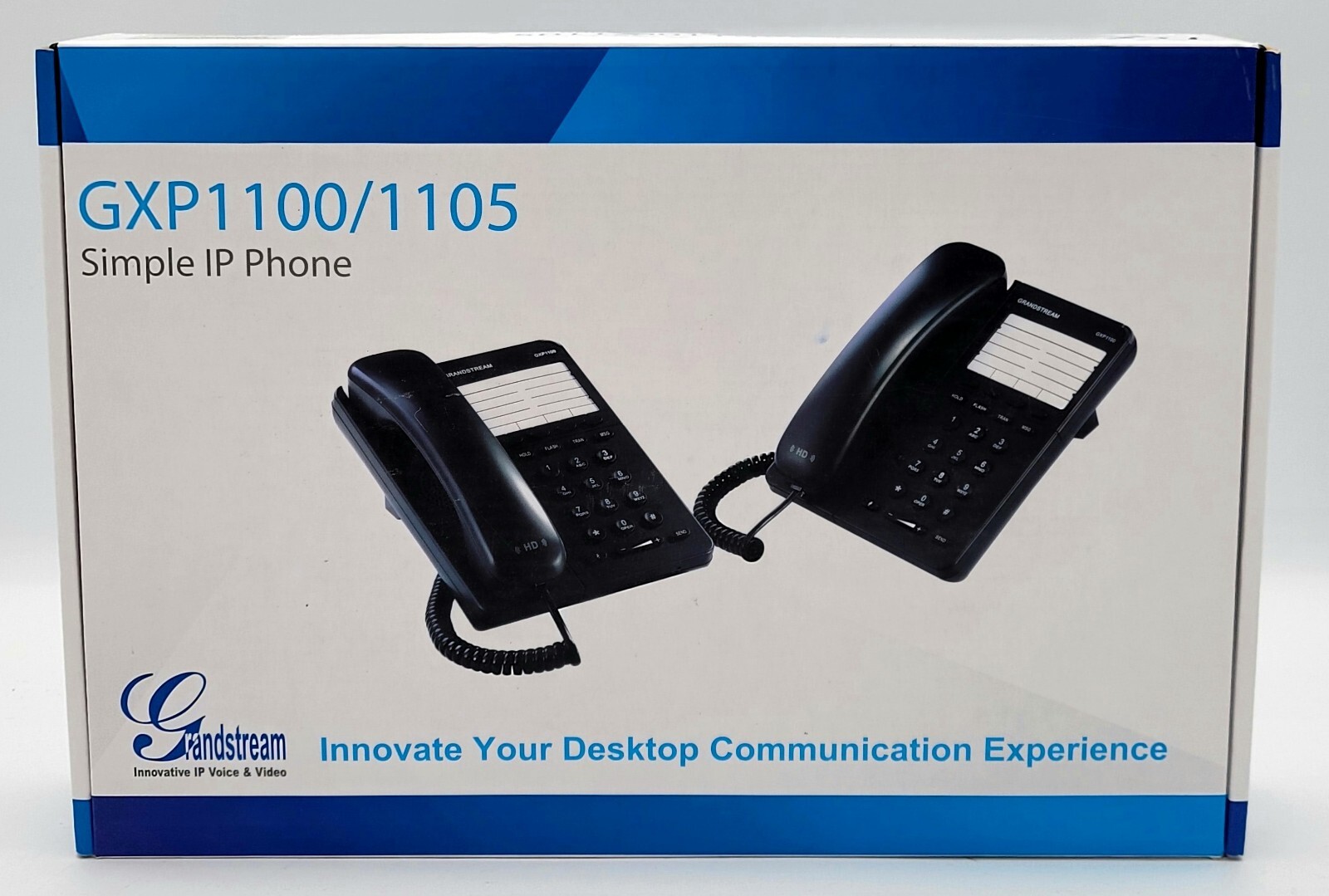 Grandstream GXP1100 1105 Simple IP Phone VOIP Small Business NEW OPEN BOX