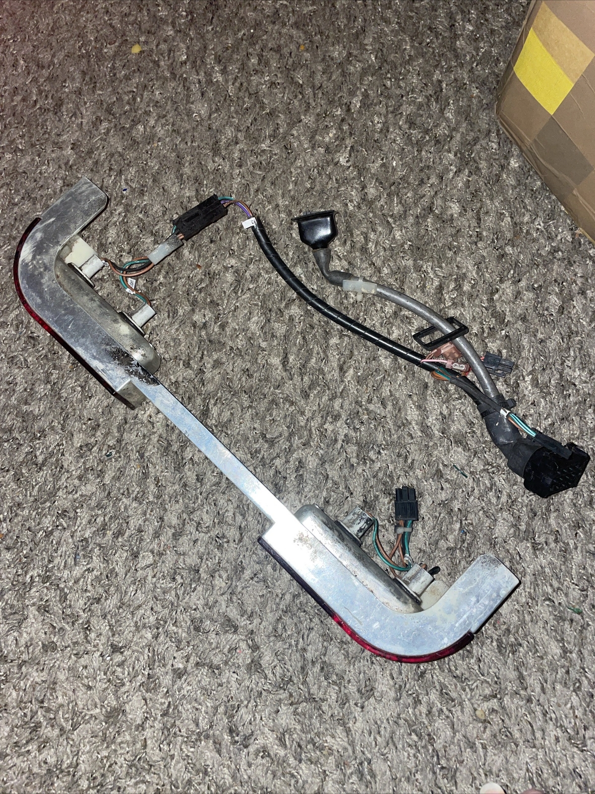 Rear Bumper Plastic & Brake Lights For Pride Mobility Scooter H170