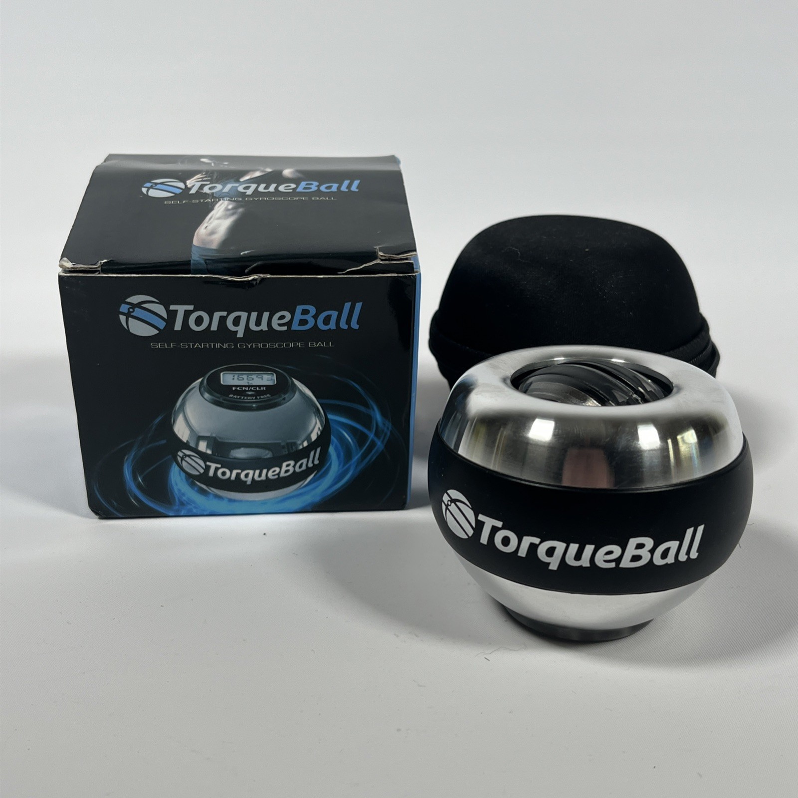 Torque Ball Metal Self-Starting Gyroscope Hand Exerciser Pain Reliever Brand New