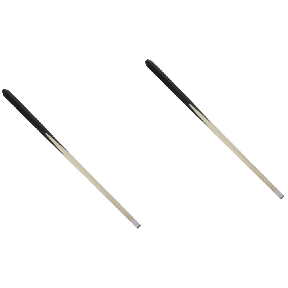 Set of 2 Mini Pool Cue Stick Sticks for Kids Short Snooker