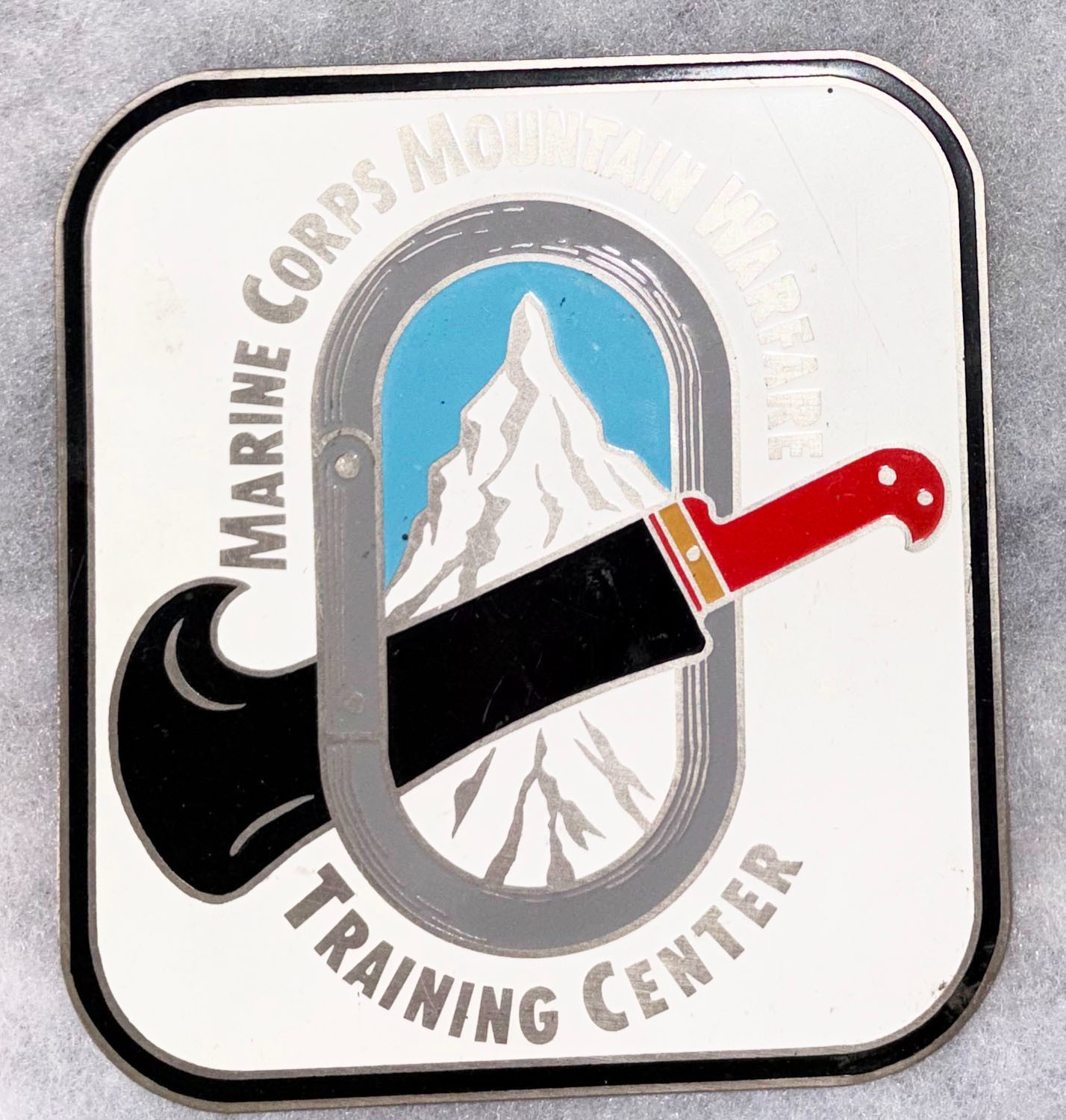Marine Corps Mountain Warfare Plaque Badge