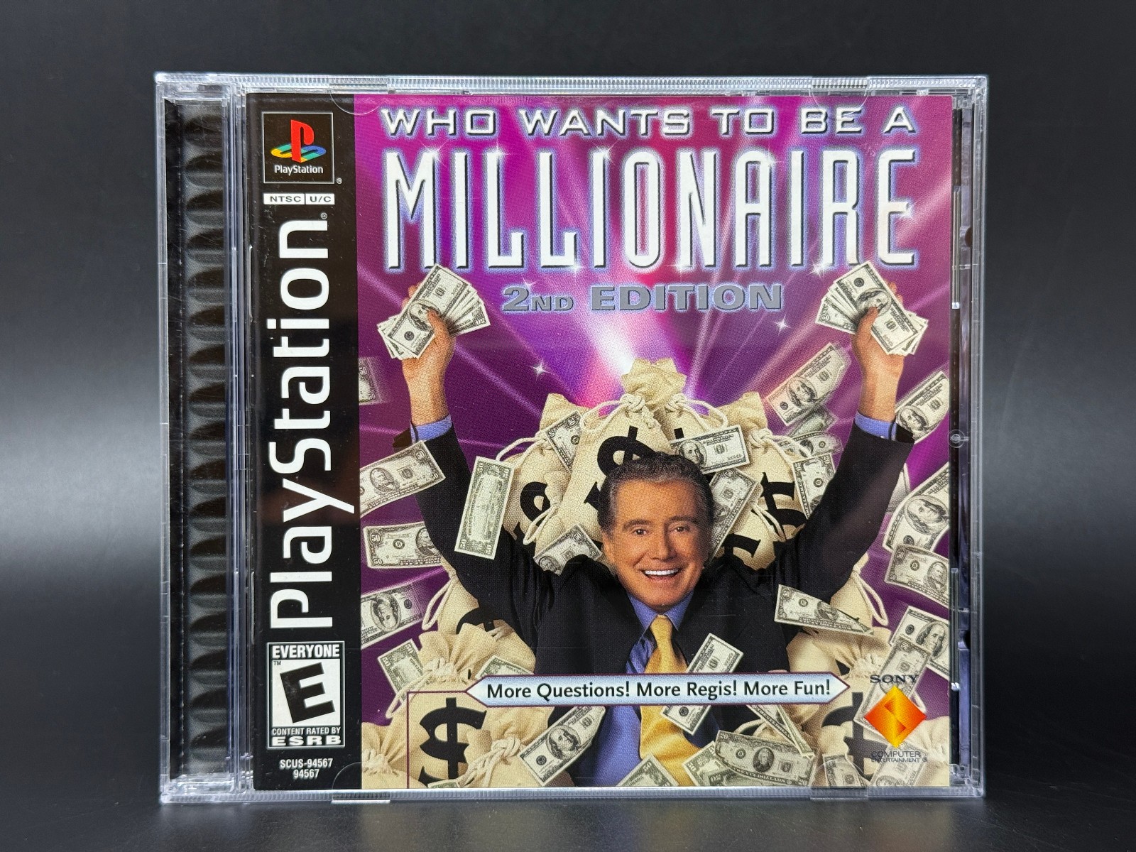 Who Wants to Be a Millionaire: 2nd Edition (Sony PS1) *CASE & MANUAL ONLY*