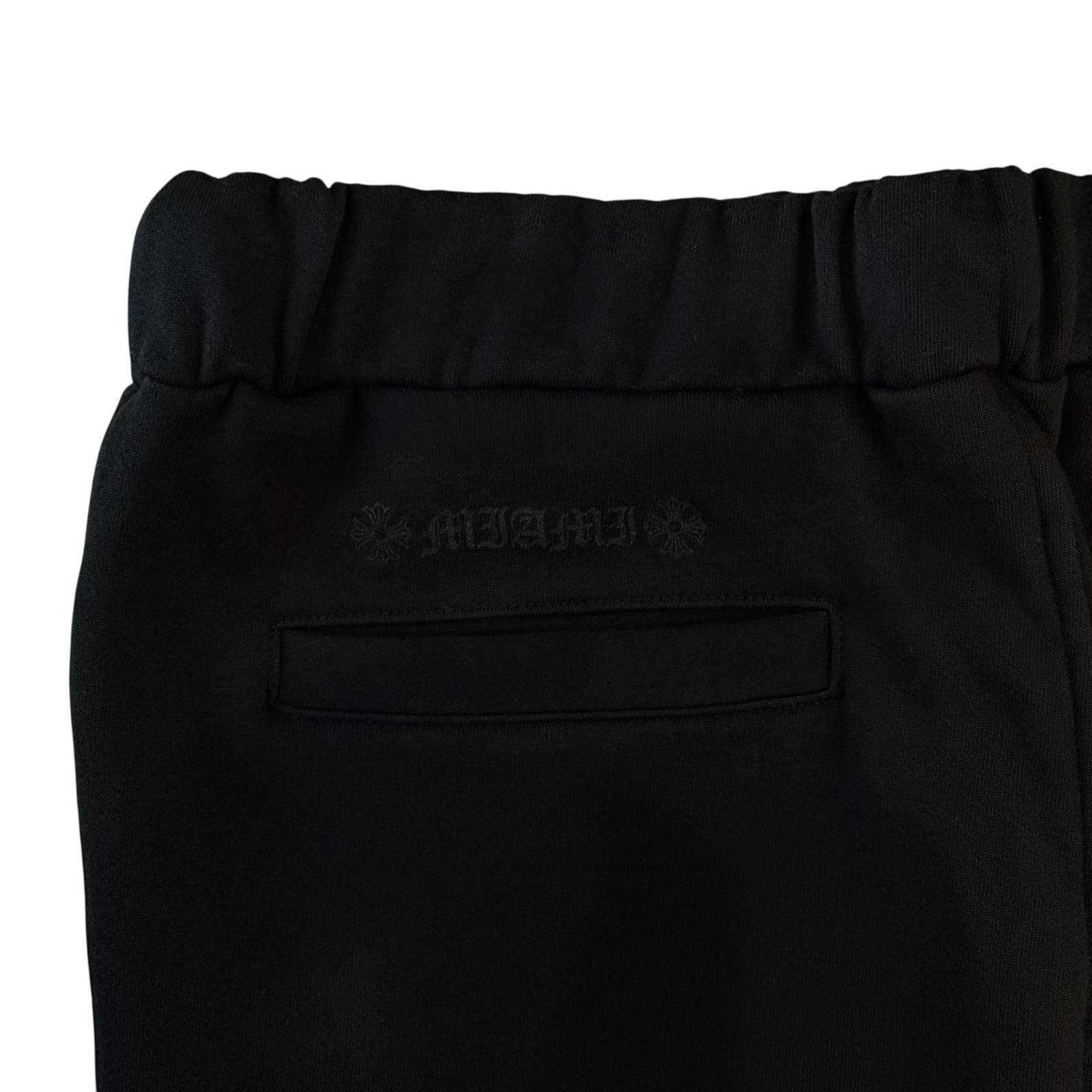 Chrome Hearts Miami Exclusive Vertical Logo Sweatpants Black
