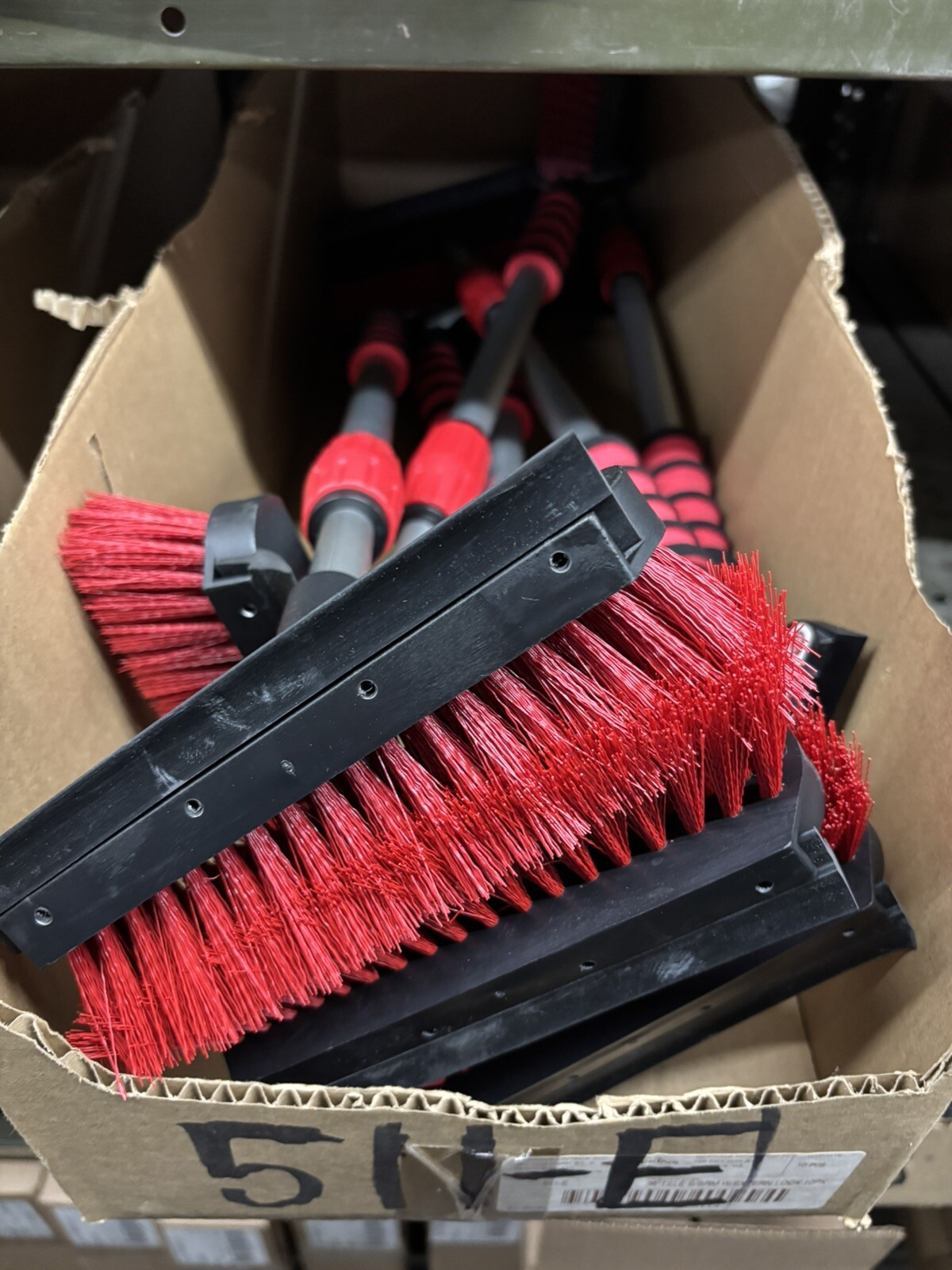 Mallory 511E Telescoping 36” Dual Head with Squeegee and Ice Scraper  6 Pack