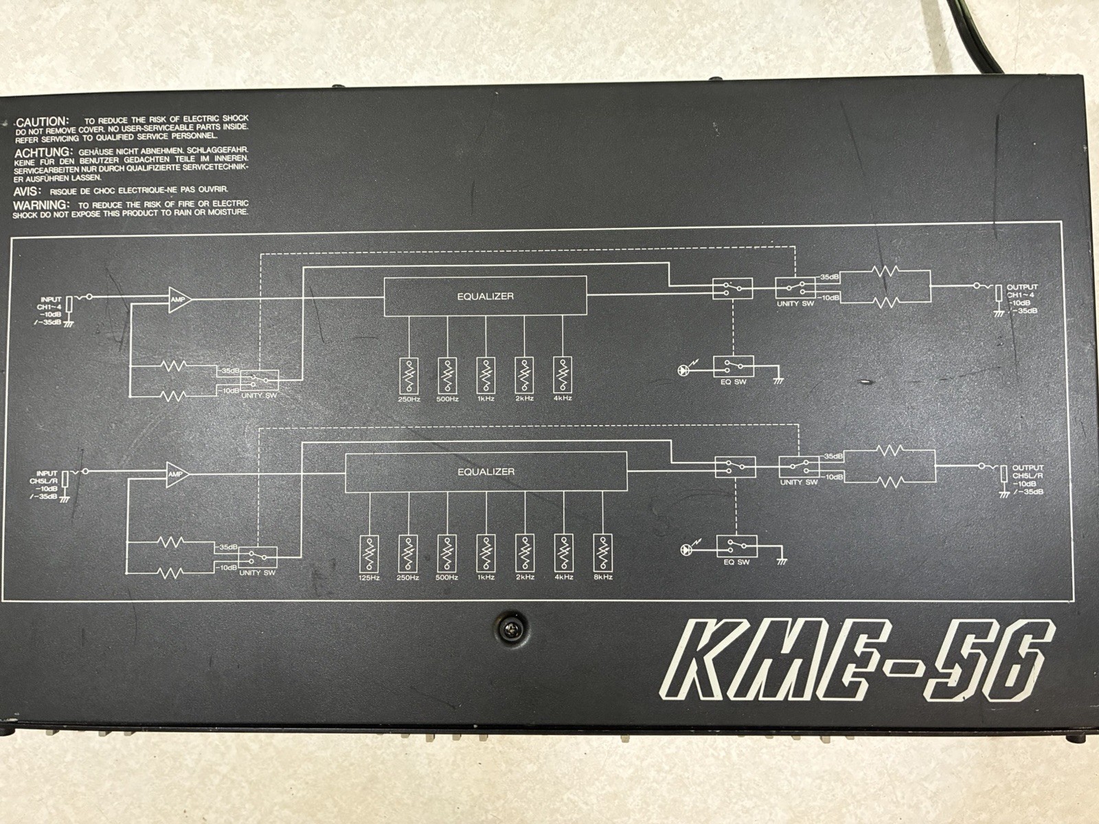 Korg KME-56 Multi Graphic Equalizer