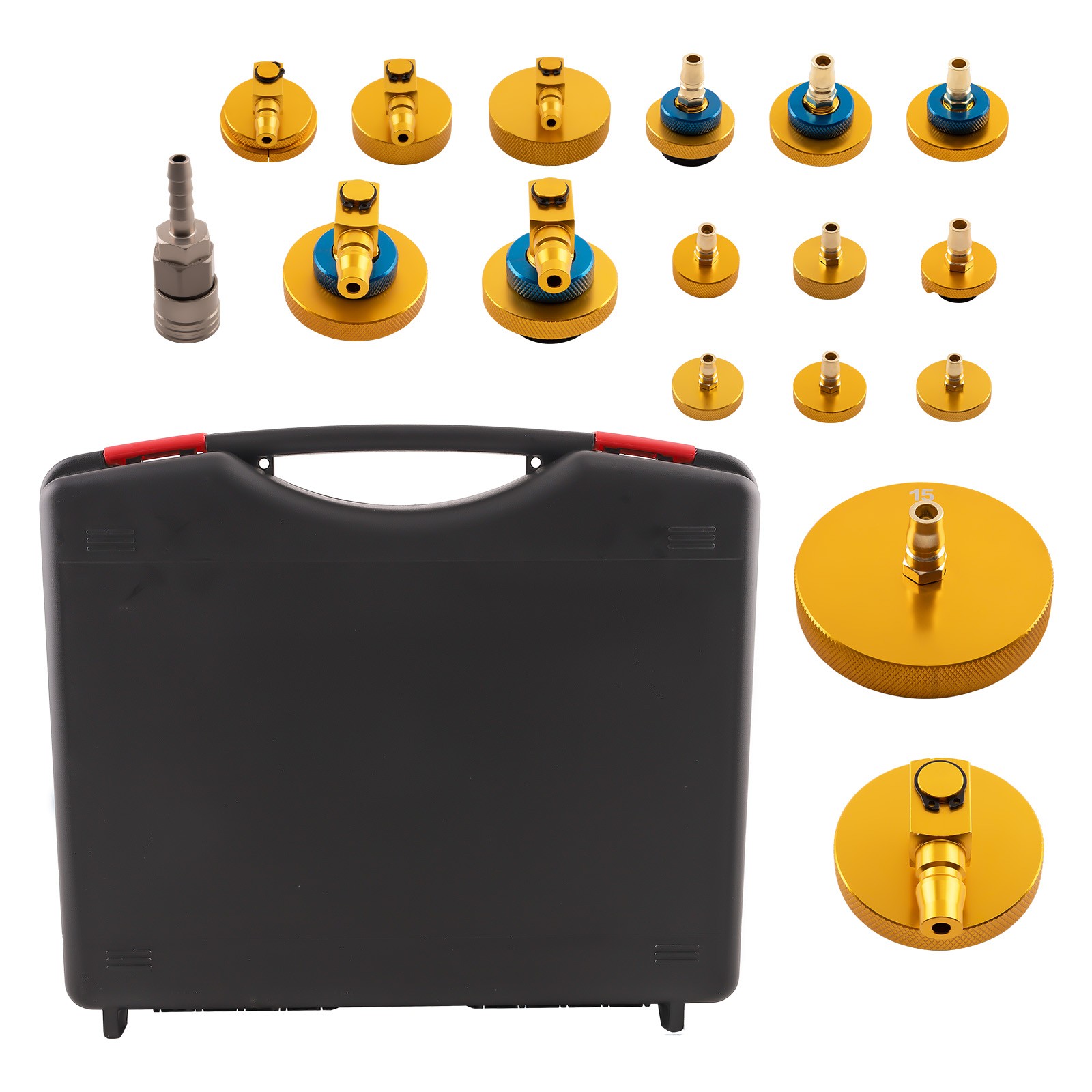 Master Cylinder Adapter Set Brake Fluid Bleeding Tool Brake Bleeder Adapter Kit