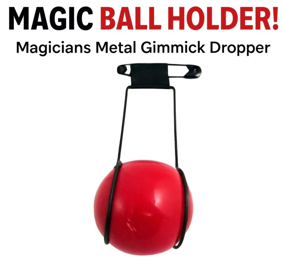 METAL BILLIARD BALL HOLDER Egg Dropper Golf Sponge Gimmick Magic Trick Jacket