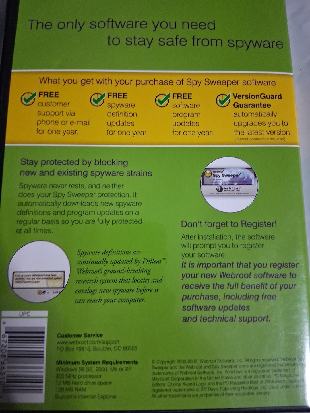 Webroot Software Spy Sweeper Tech Bench