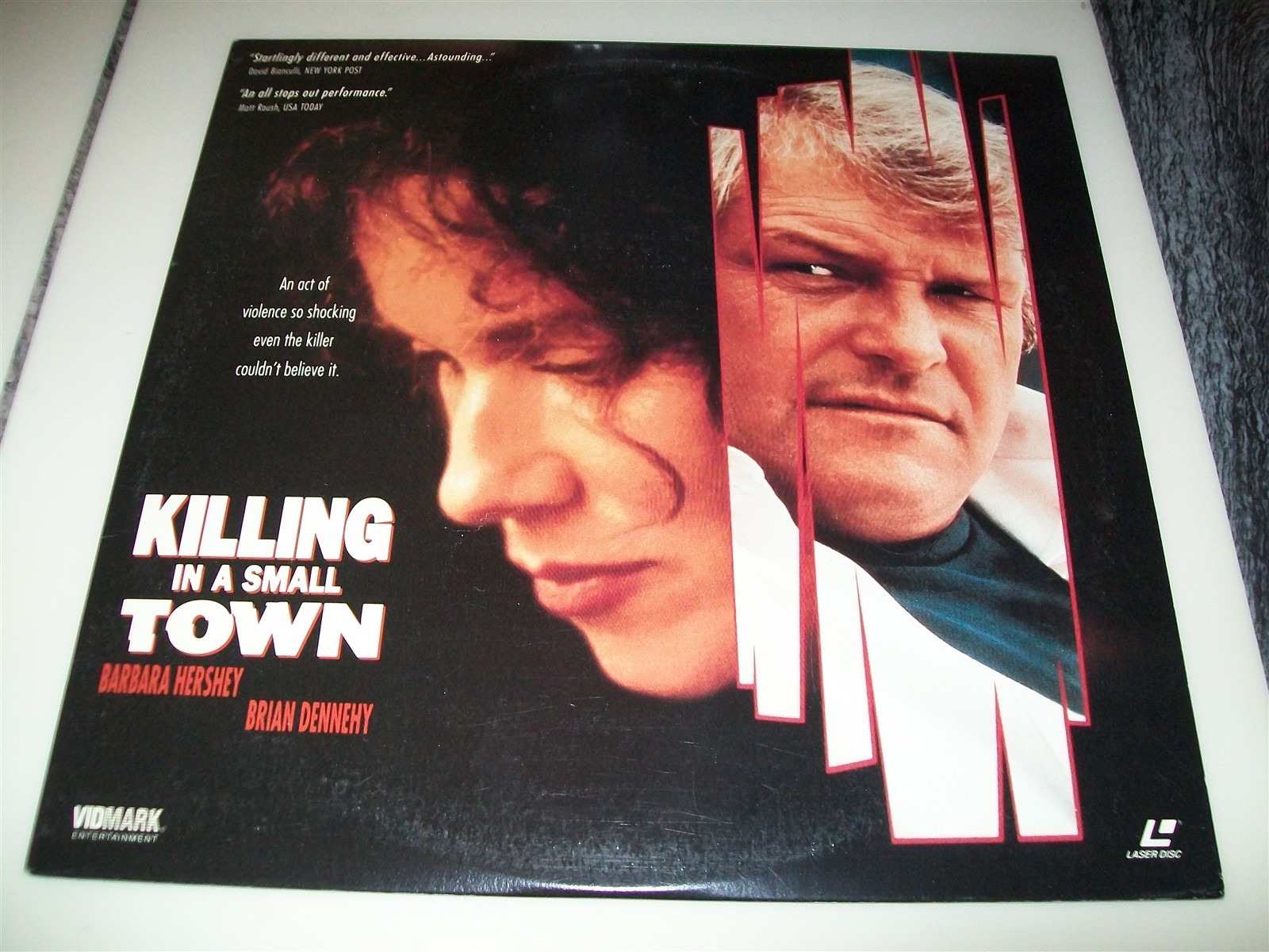 KILLING IN A SMALL TOWN Laserdisc LD EXCELLENT CONDITION VERY RARE BRIAN DENNEHY