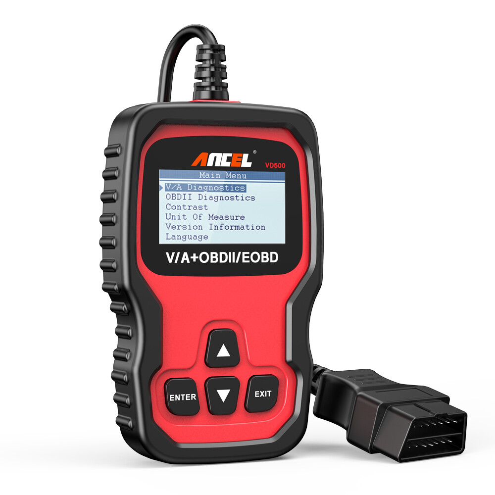 ANCEL VD500-US OBD2 Scanner Code Reader ABS SRS EPB Oil Diagnostic Tool For VAG