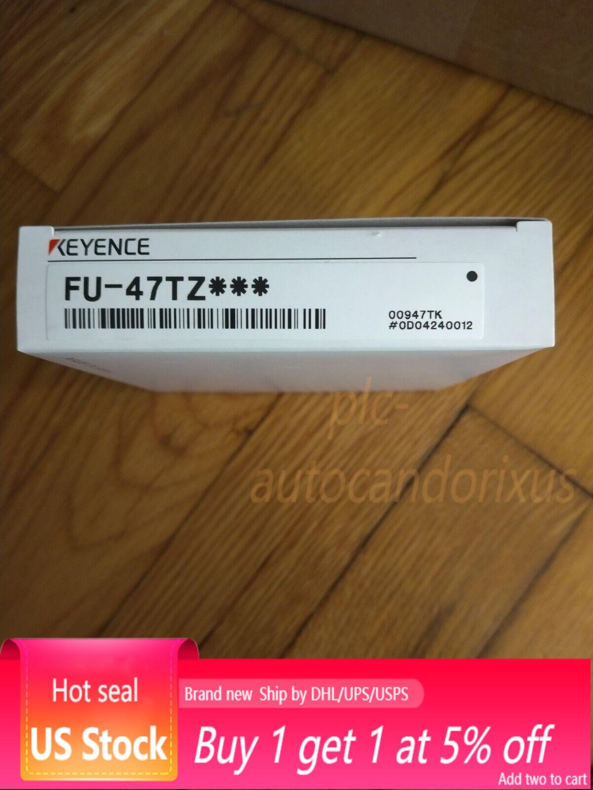 New In Box Keyence FU-47TZ Fiber Optic Sensor Switch FU47TZ Cable