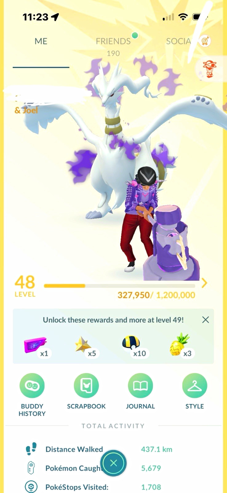 Pokémon GO Level 48 Game Account - Shiny Pokémon, Generation 8