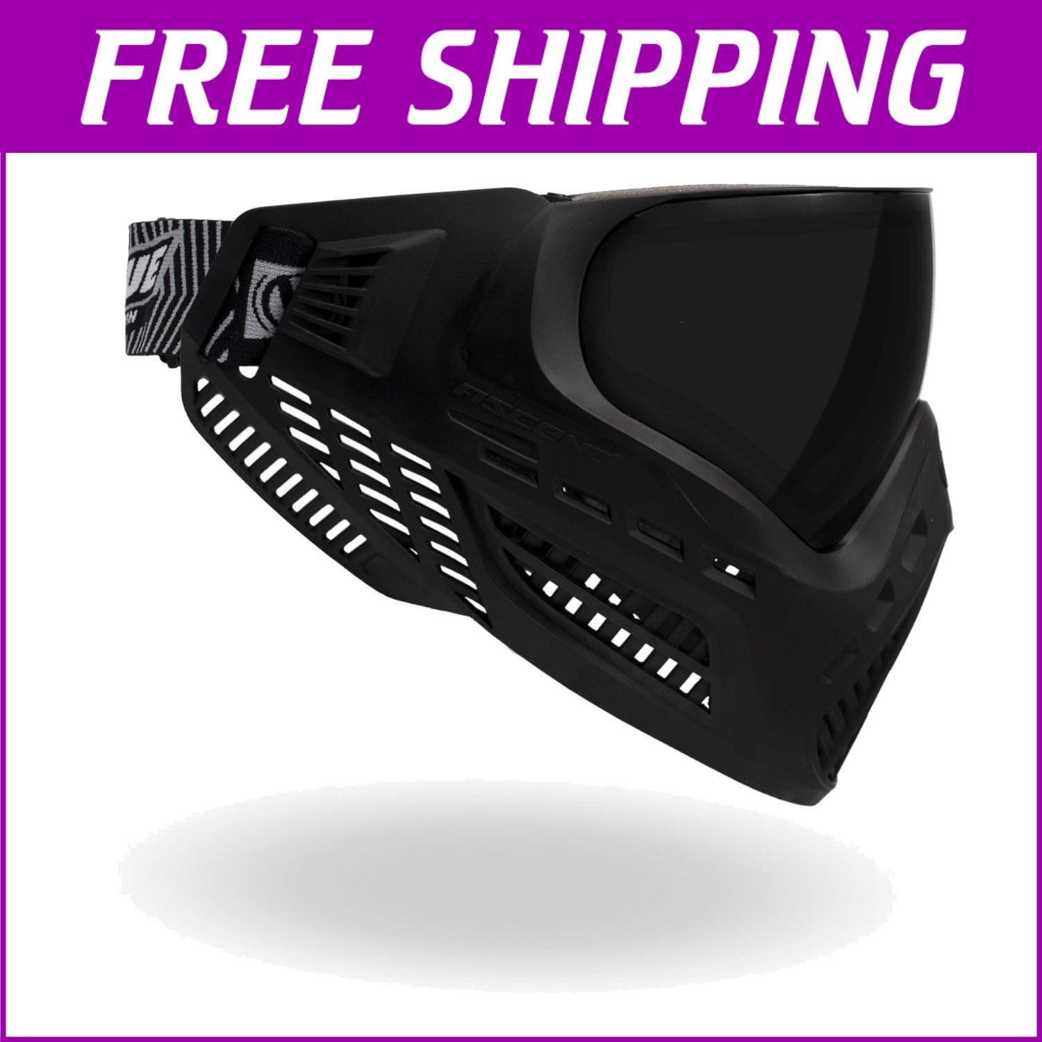 Flexible Thermal Paintball Mask with Large Field of View and Enhanced Comfort