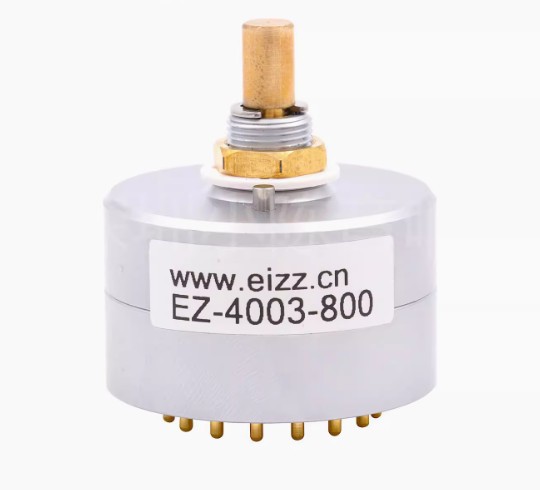EIZZ 3 Ways 4 Poles Audio Signal Source Selector Rotary Switch 3 Input 1 Output