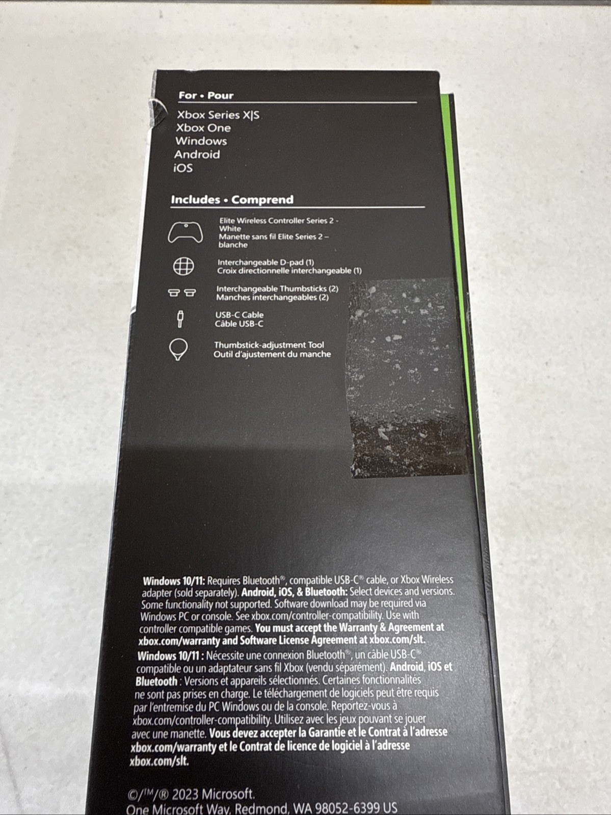 Microsoft 4IK00001 Xbox Elite Series 2 Core Wireless Controller, White - New OB