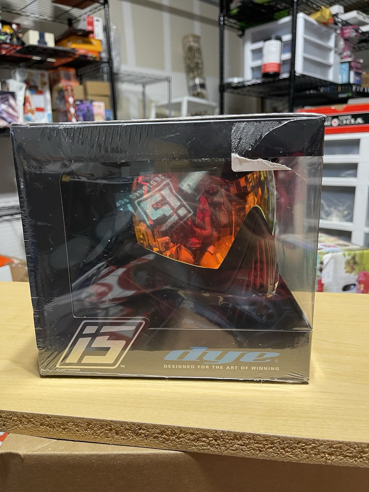 NEW DYE Invision I5 Paintball Goggle System Fire Black/Red Thermal Mirror Lens