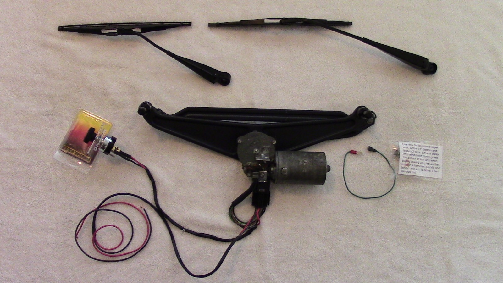 WIPER ASSEMBLY MEYERS MANX & MANX STYLE DUNE BUGGY MOTOR  ARMS BLADES VW