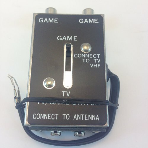 VIDEO A-B ANTENNA GAME SWITCH, 300 OHM TWIN LEAD TO 2 RCA FEMALE JACKS  INPUT