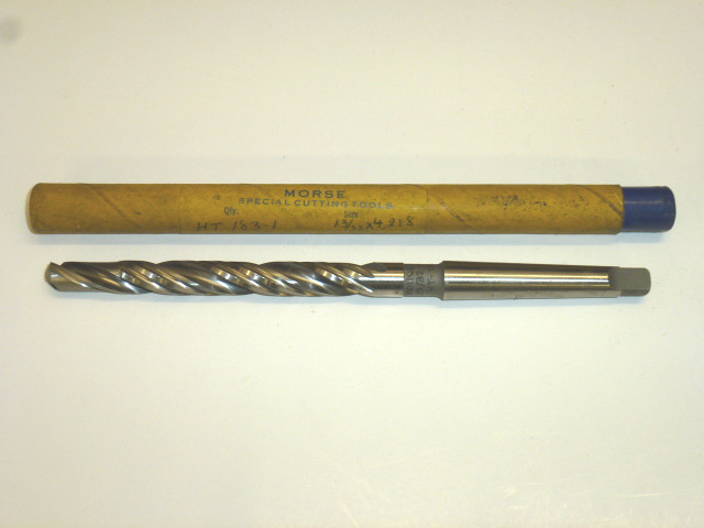 NOS! MORSE .4218" X 13/32" HS REAMER, 1MT SHANK