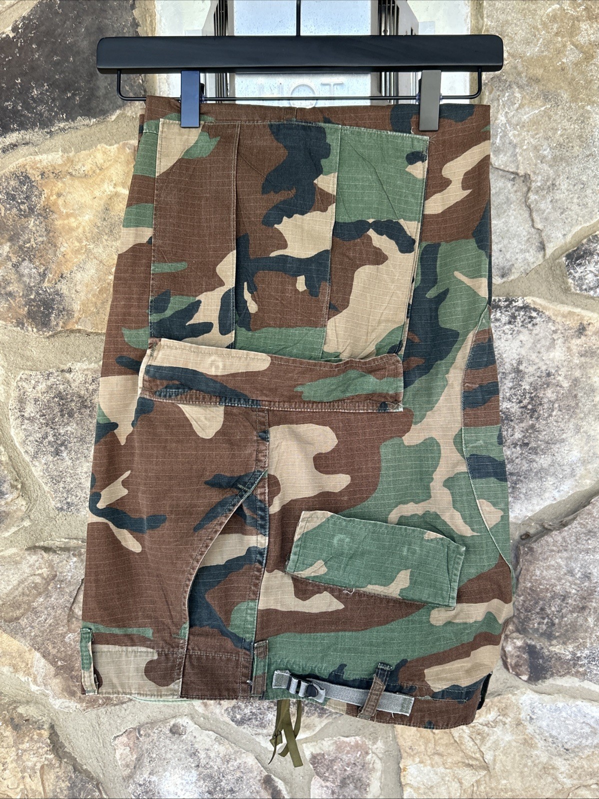 TROUSERS, HOT WEATHER, WOODLAND CAMOUFLAGE PATTERN COMBAT Medium - Regular USED
