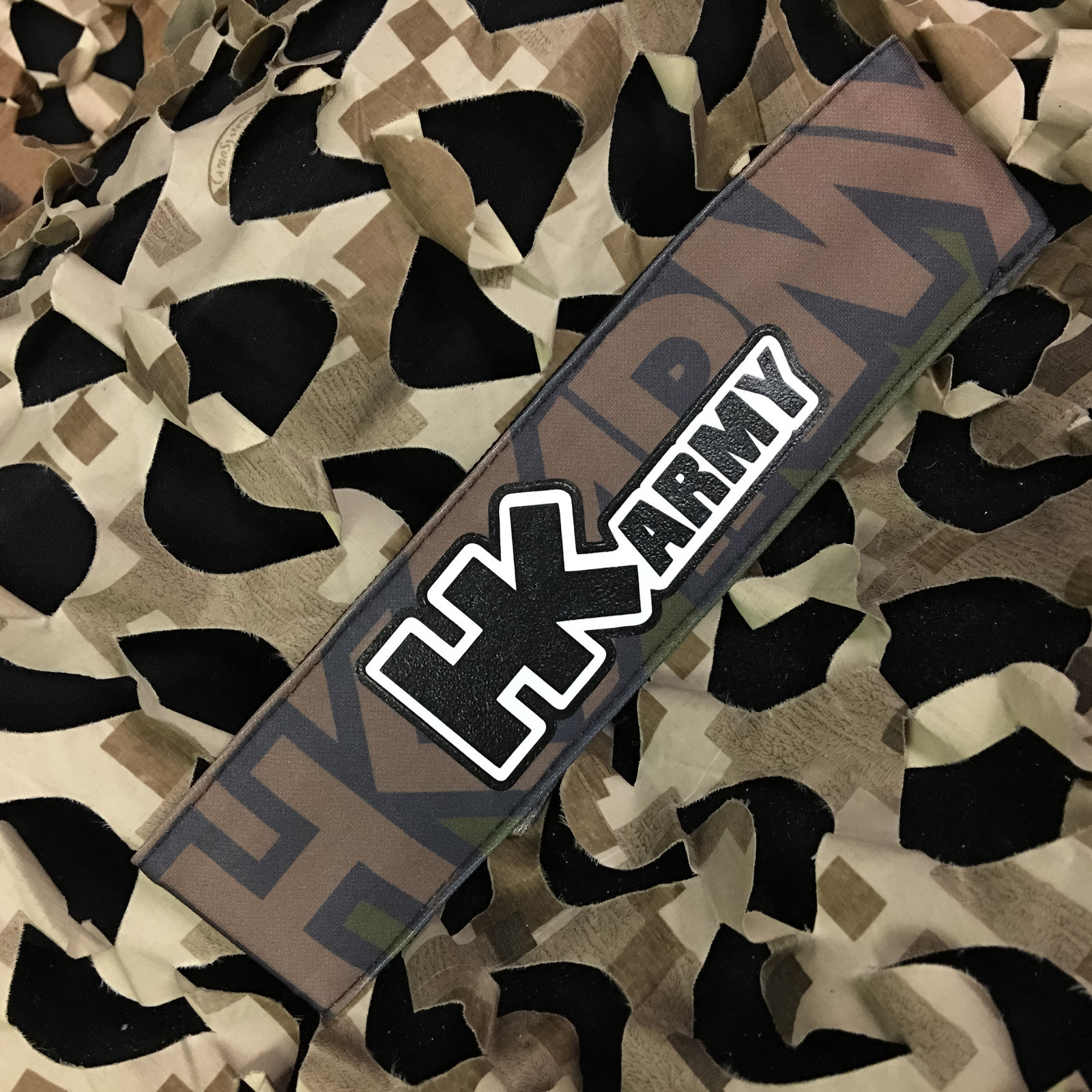 NEW HK Army Paintball Headband Padded Tying Head Sweat Band - HK Apex Tan
