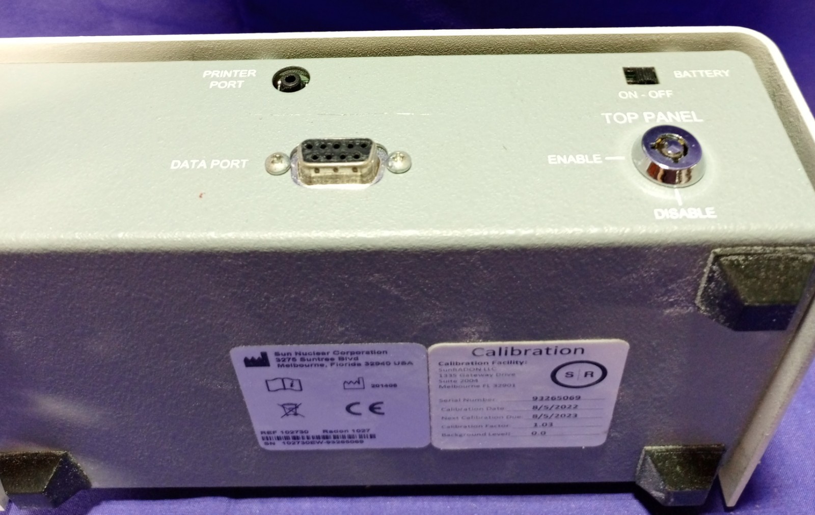 Sun Nuclear Corporation Model 1027