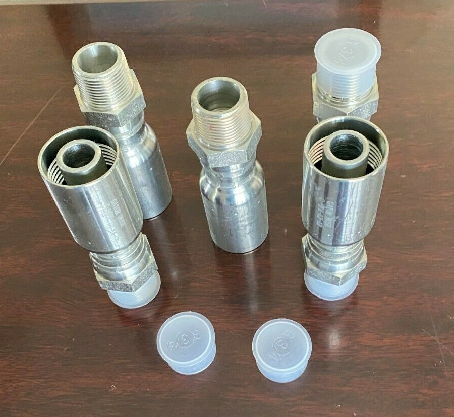3/4" Hose 3/4" Male Pipe Swivel  5 Pack Weatherhead U Series After Market 12UJ12