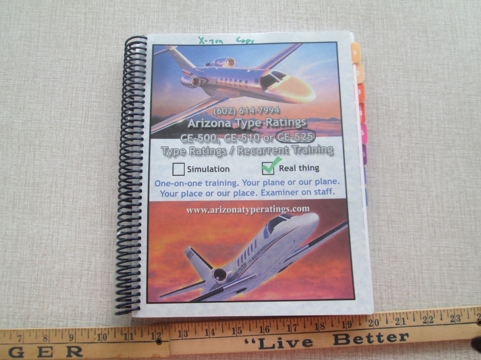 Arizona type Rating CE-500 CE-510 or CE-525 Recurrent Pilot Training Manual