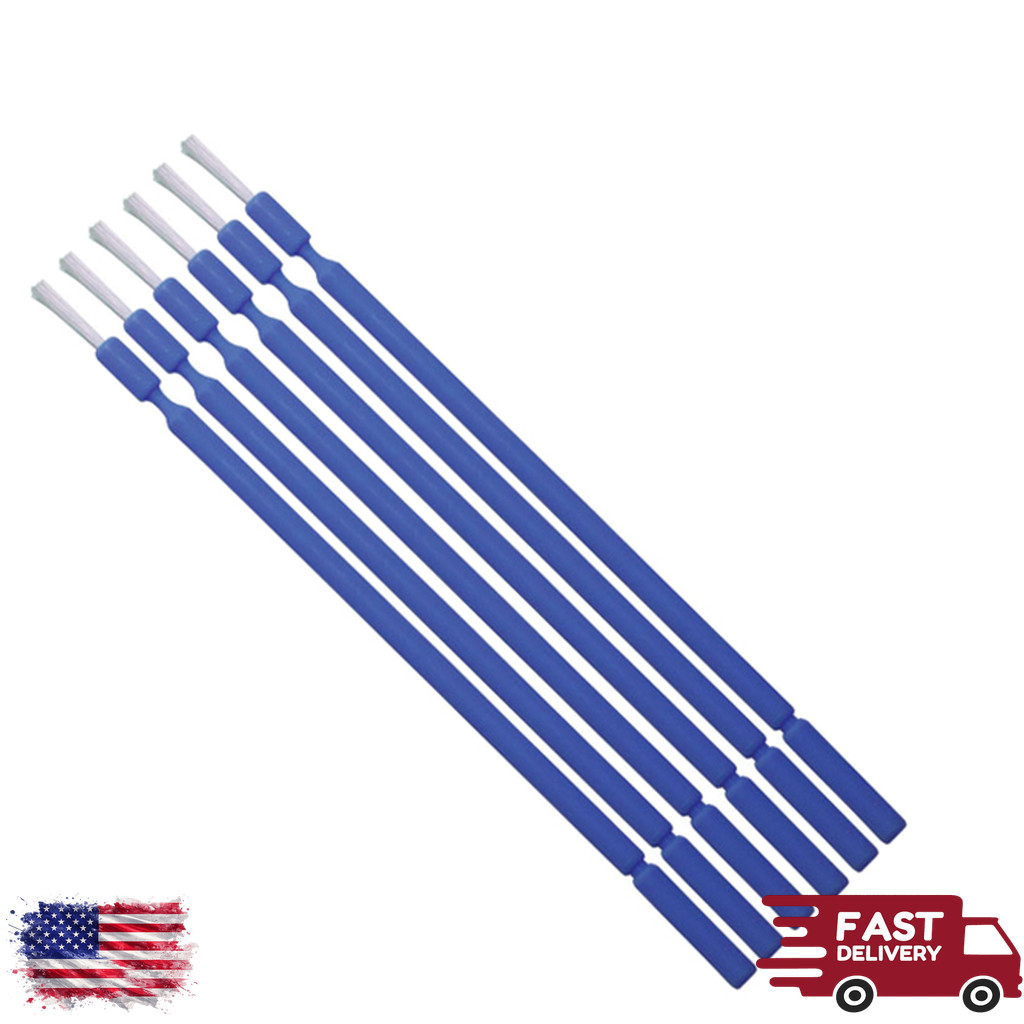 Bendable Applicator Brushes Chemical Resistant Fibers 100/Tube for Resins