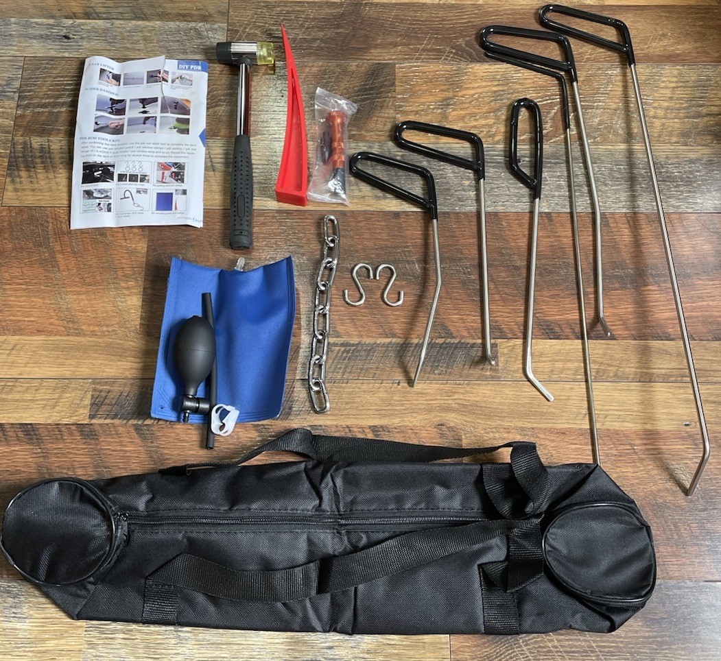Paintless Dent Autobody Repair Removal Hail Damage Tools Set Kit Tool PDR