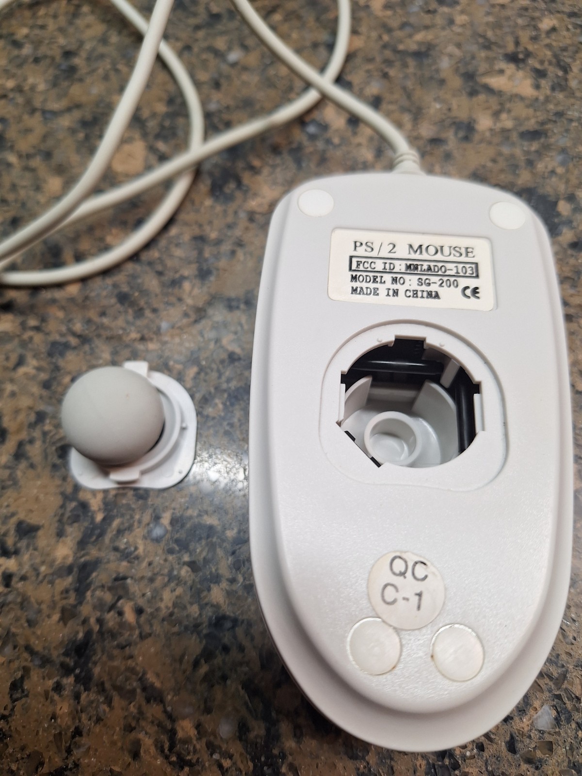 Macrex PS/2 Mouse Model SG-200 Tested And Working