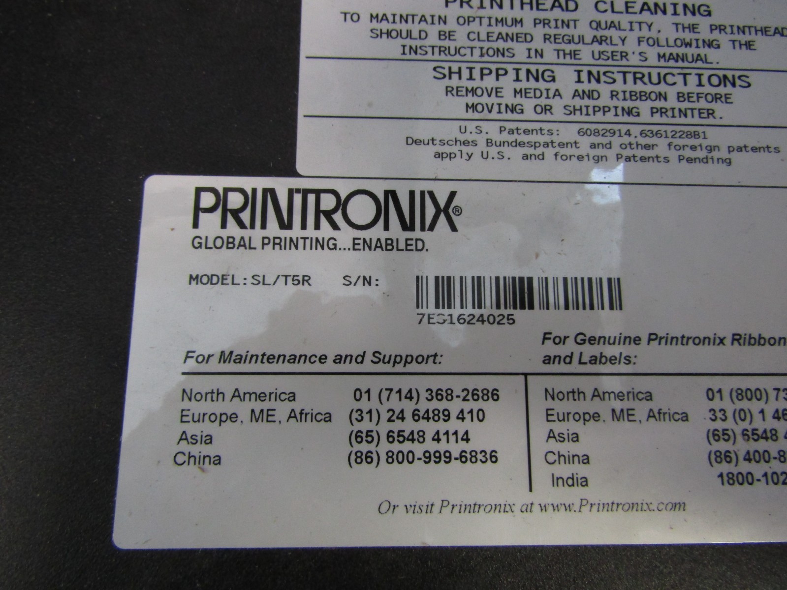 Printronix SL5000r Thermal Label Printer SL/T5R