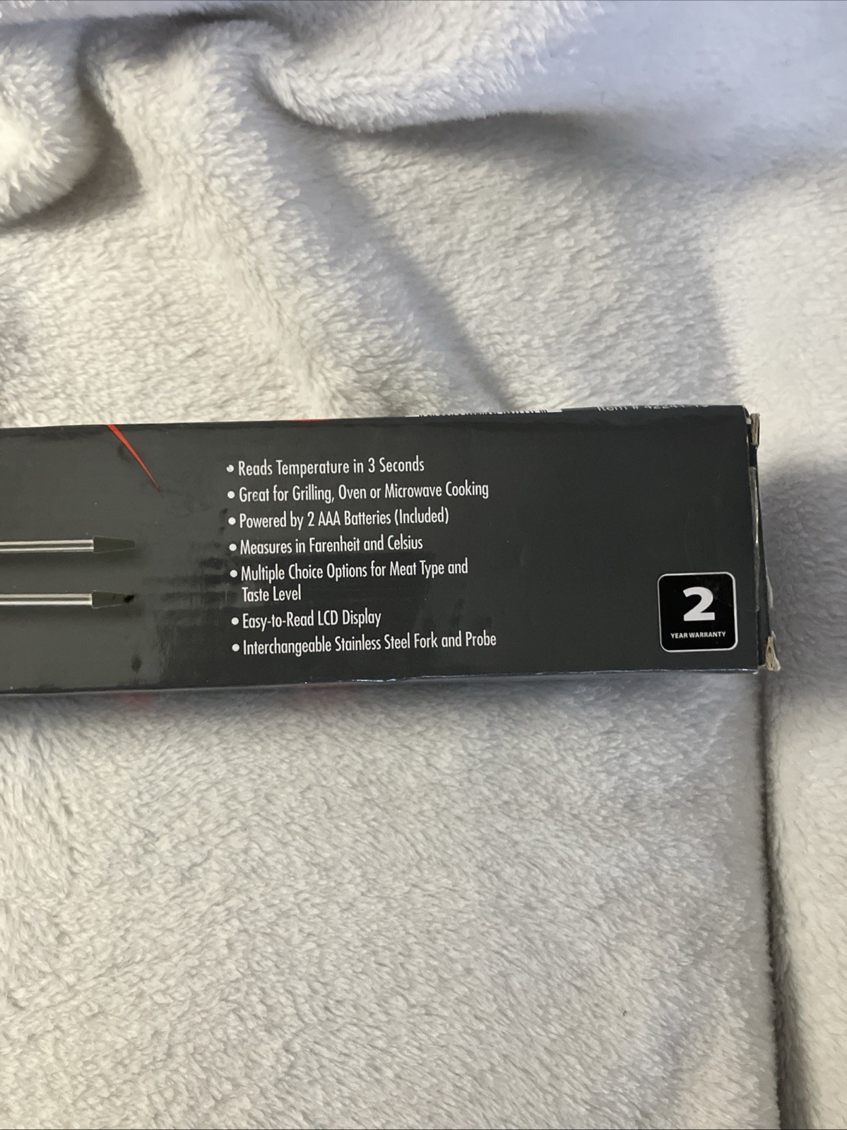 Range Master Digital BBQ Fork & Probe Thermometer Grilling Oven Use