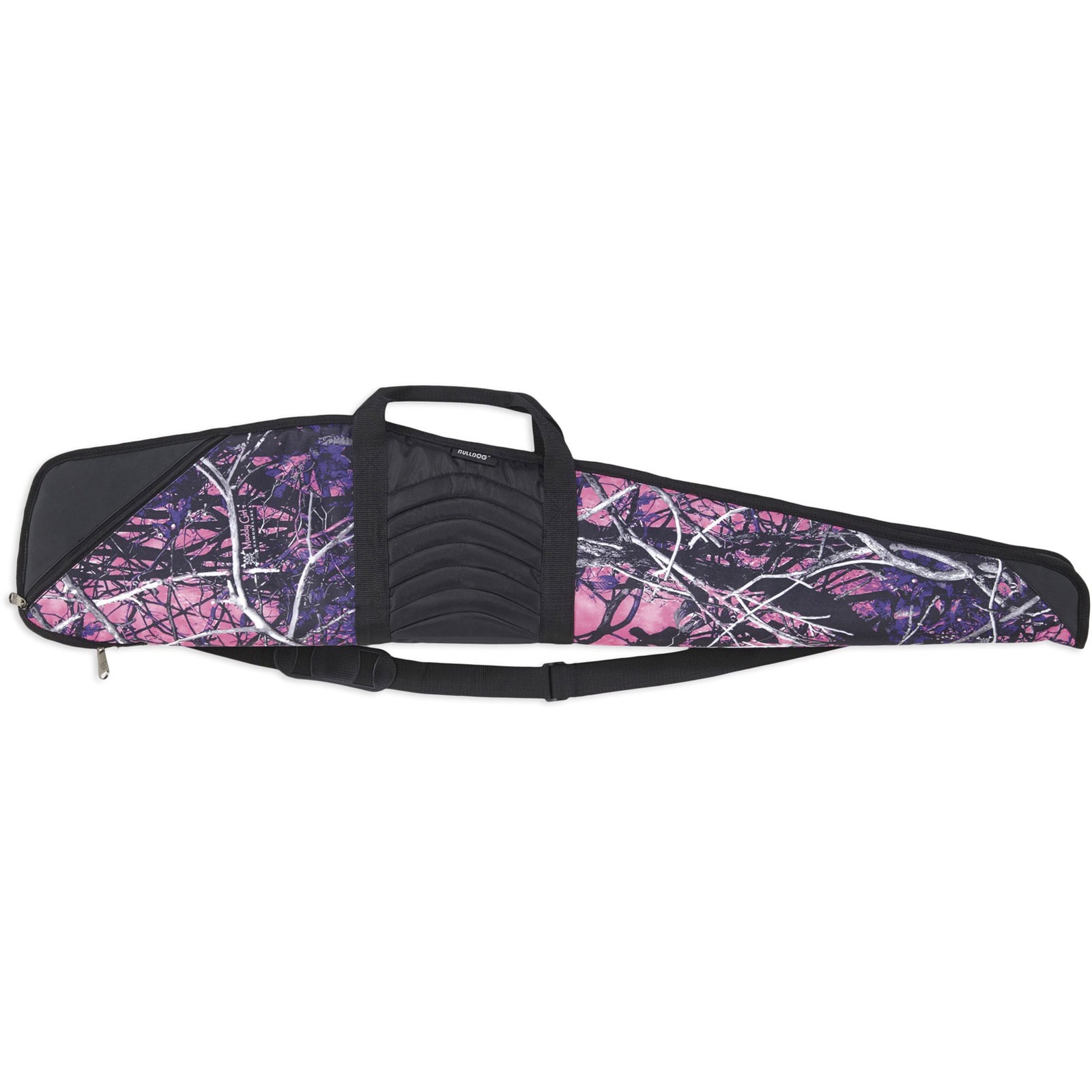 BULLDOG CASES Pinnacle Muddy Girl Camo With Black Trim & Leather 48" Rifle Case