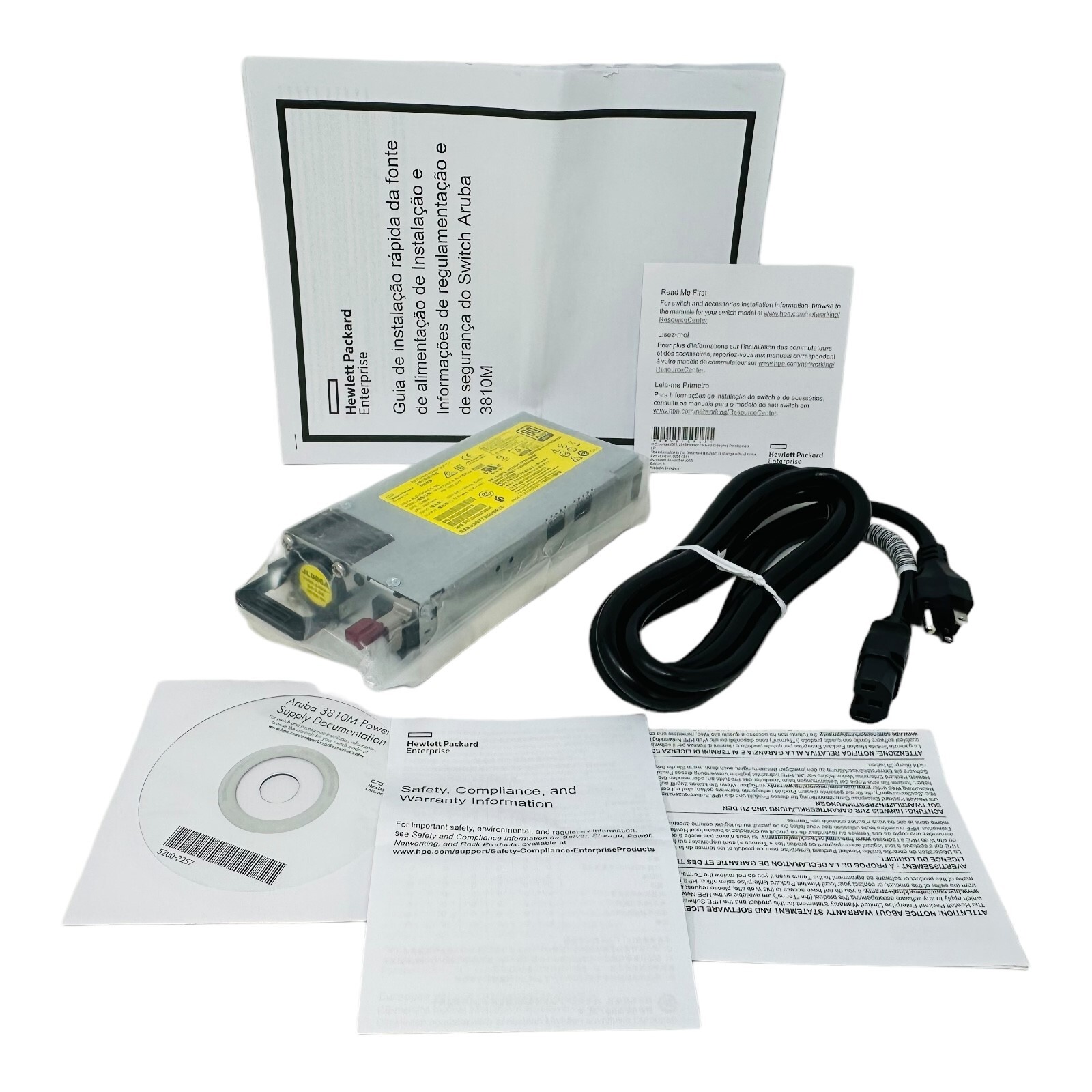 HP ARUBA PRODUCT No. JL086A X372 54VDC 680W POWER SUPPLY NEW/UNUSED SURPLUS