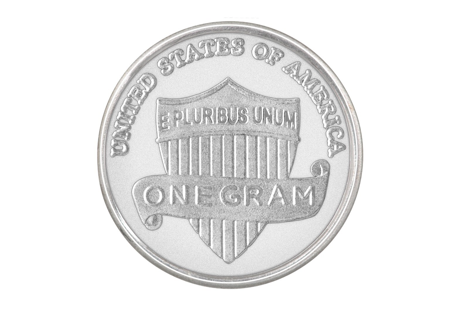 1g gram .999 Fine Silver Shield Penny Tribute Round