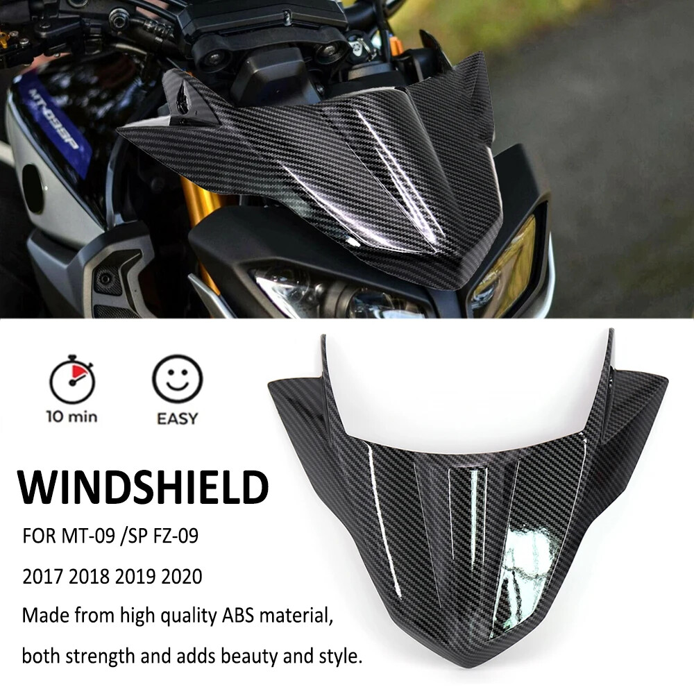Windshield Windscreen Airflow Wind Deflectors FOR YAMAHA MT-09 MT09 SP FZ-09