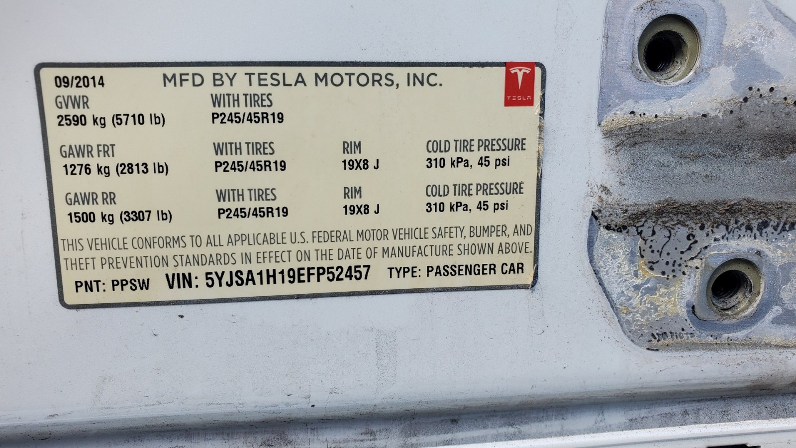 2012-2016 Tesla Model S BCM Body Control Module Unit 1010906-00-F pektron