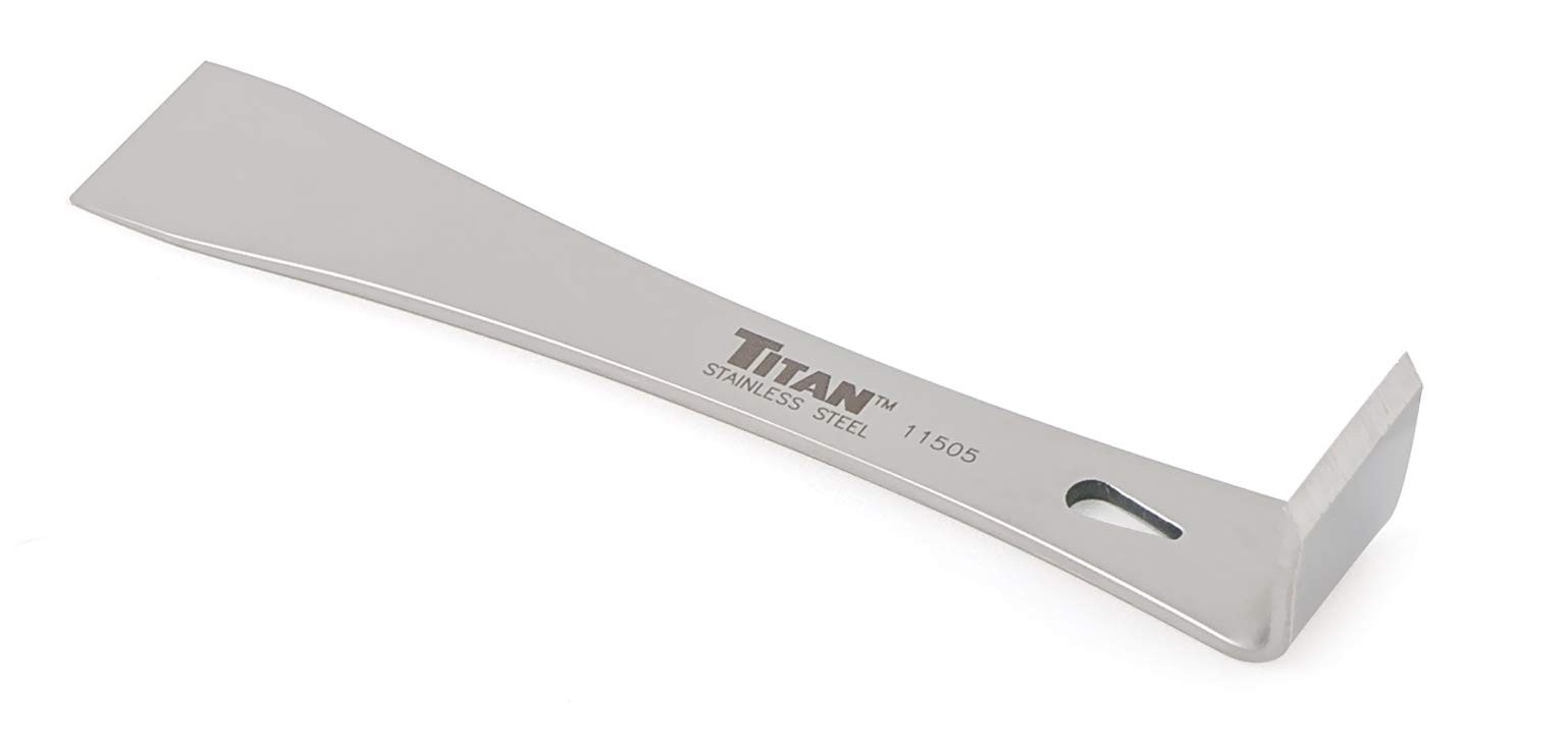 Titan Tools 11505 5-1/2-Inch Stainless Steel Pry Bar Scraper