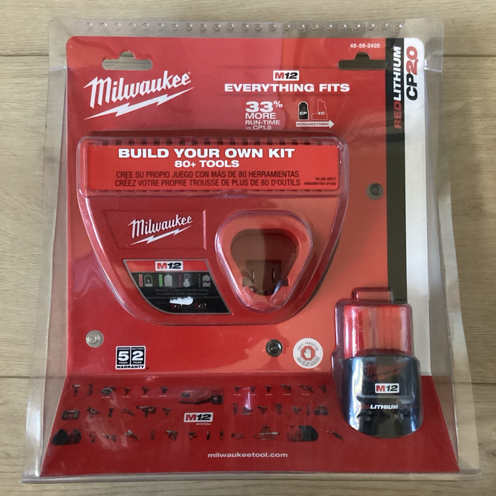 Milwaukee 48-59-2420 M12 2.0 Starter Kit