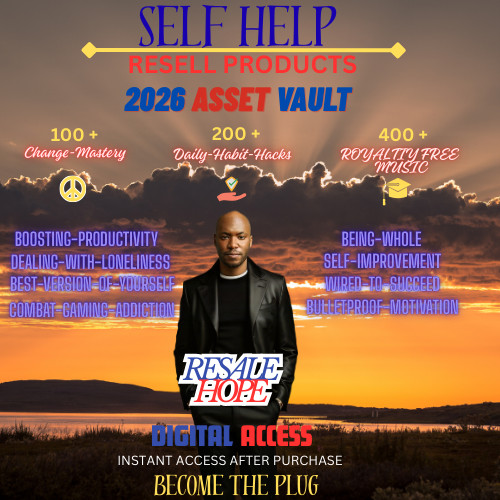 🌟SELF HELP PLR PRODUCTS  2026 ASSET VAULT⭐