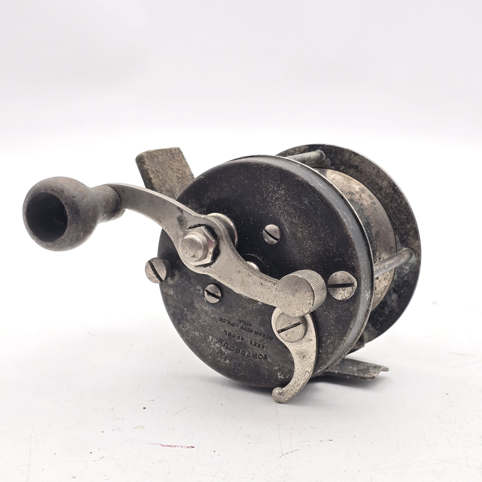 Vintage Ocean City Fortescue Free Spool Fishing Reel Ocean City